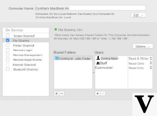 Como compartilhar arquivos entre usuários no Windows, Linux ou Mac