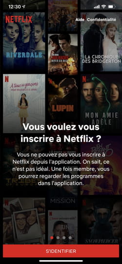 Netflix user profile: create, modify, delete