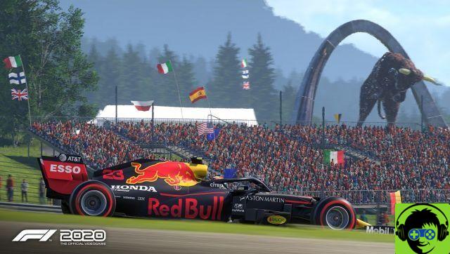 O F1 2020 suporta jogo cruzado?