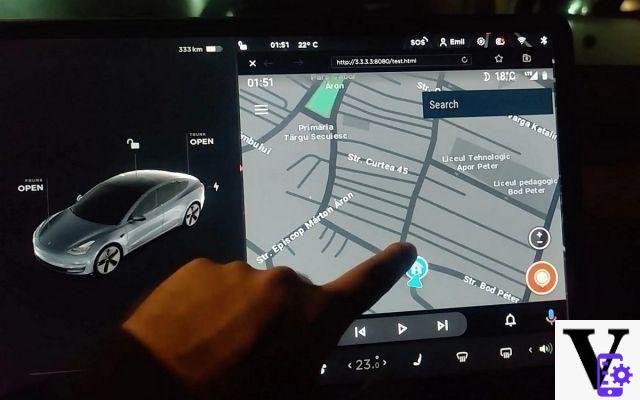 Android Auto arrives on Tesla, but you will have to go through a browser