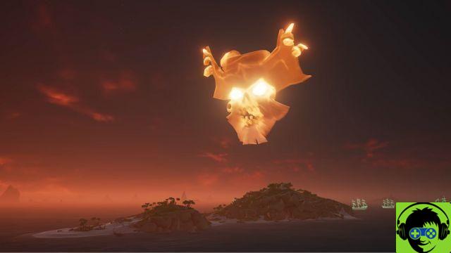 Como derrotar o Capitão Flameheart no evento World Ghost Fleet em Sea of ​​Thieves