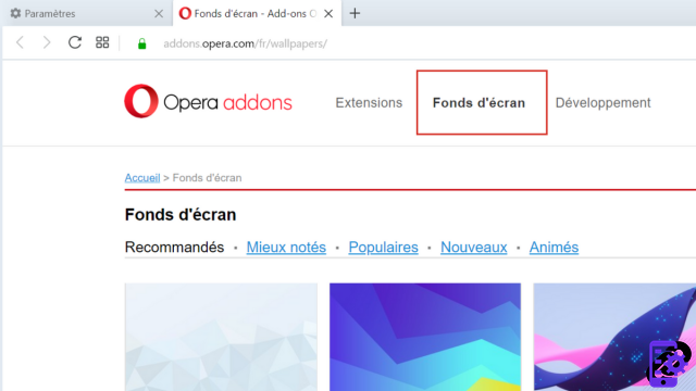 Como instalar um tema no Opera?