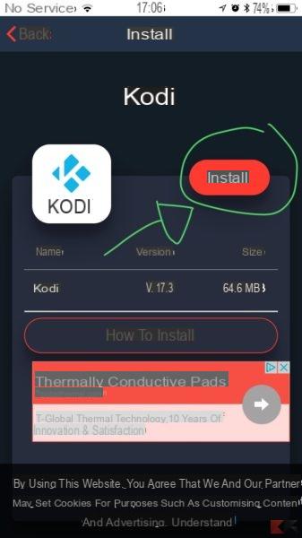 Installare Kodi su iPhone e iOS 11(no Jailbreak)