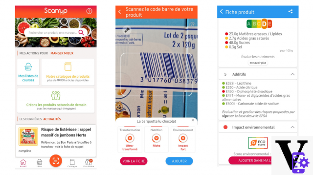 Food: which application to choose to read and understand nutritional labels?