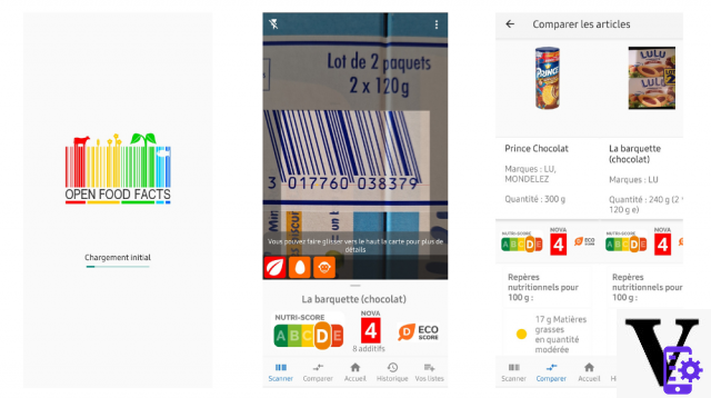 Food: which application to choose to read and understand nutritional labels?