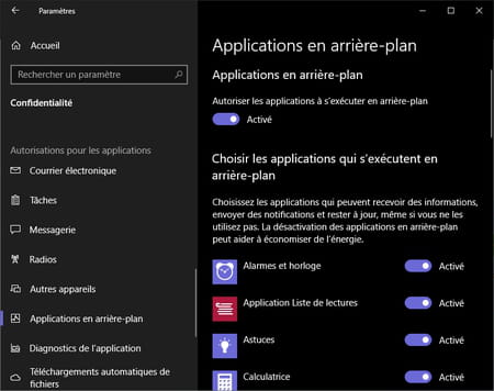 Pare e desative aplicativos de segundo plano no Windows 10