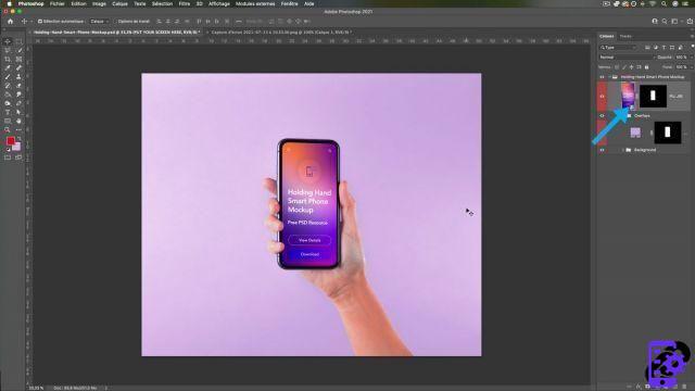 How to use a mock-up in Photoshop?