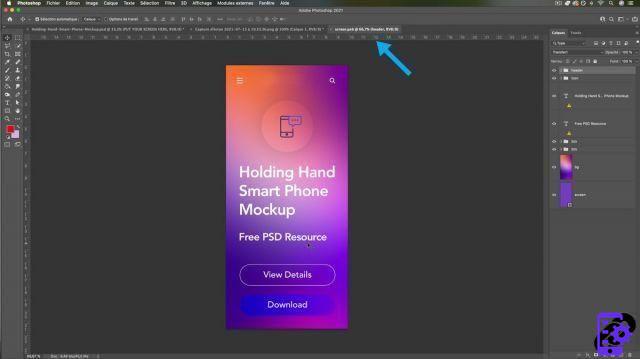How to use a mock-up in Photoshop?