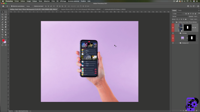 How to use a mock-up in Photoshop?