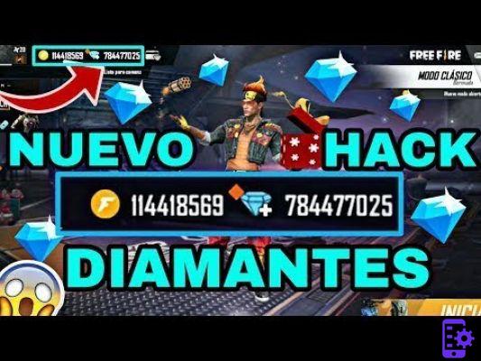 Infinito diamantes hack para fogo livre