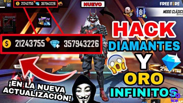 Infinito diamantes hack para fogo livre