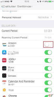 Cómo restringir el uso de datos de Internet en iPhone