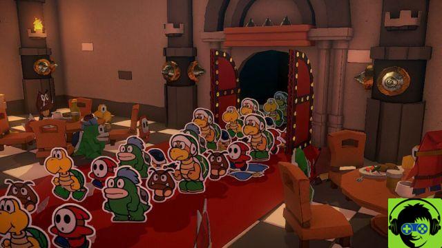 Paper Mario: The King of Origami - Cut the Green Streamer | Soluzione del castello di Bowser