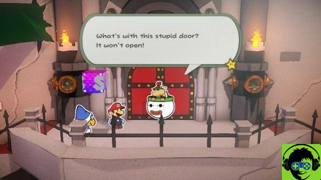 Paper Mario: The King of Origami - Cut the Green Streamer | Soluzione del castello di Bowser