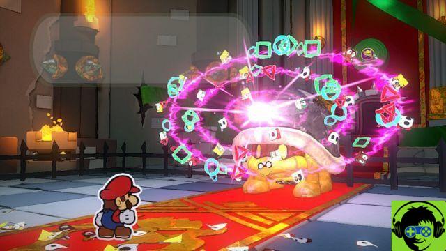 Paper Mario: The King of Origami - Cut the Green Streamer | Soluzione del castello di Bowser