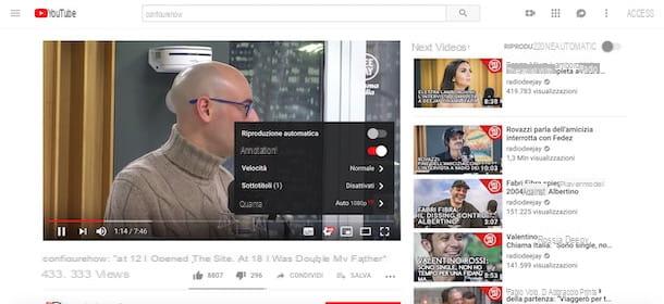 Come aumentare la qualità di un video su YouTube