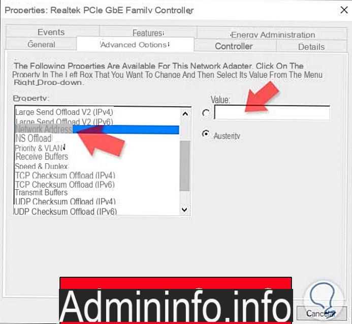 Cambiare MAC Address in Windows 10