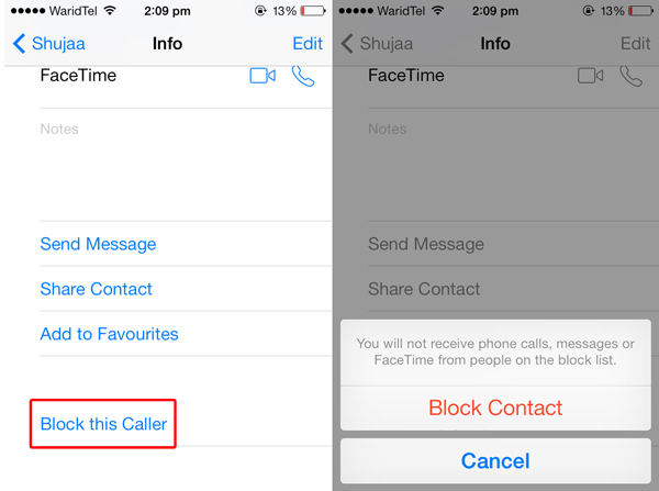 Comment bloquer iMessages