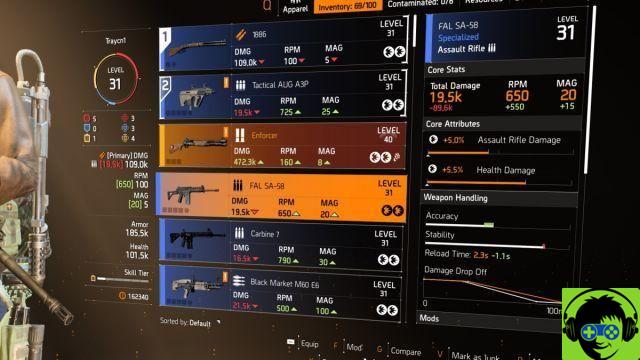 ¿Cómo conseguir God Rolls y cómo funcionan en The Division 2?