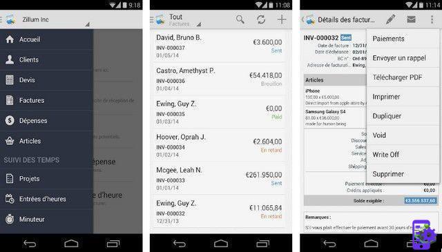 Las 10 mejores aplicaciones de facturación en Android