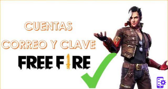 Cuentas de Free Fire gratis con correo y contraseña