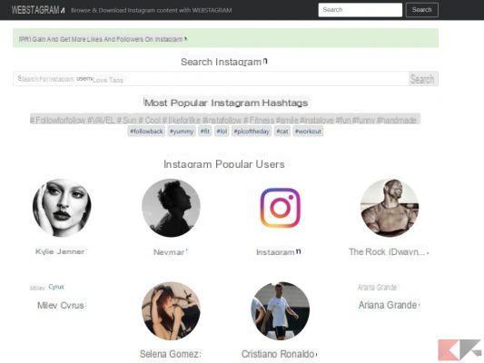 Connectez-vous à Instagram sans compte