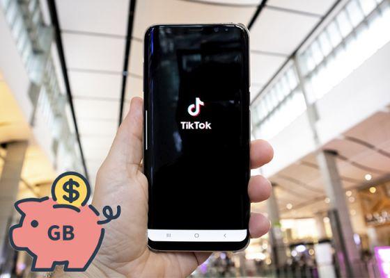 Cómo guardar datos al usar Tiktok