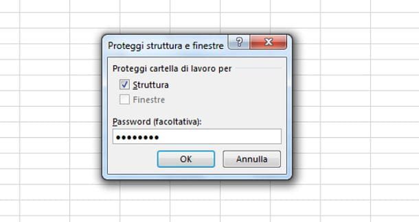 How to put the password to an Excel file