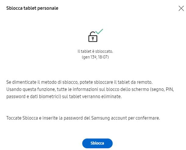 How to unlock Samsung tablet