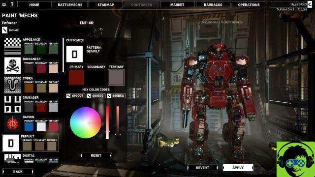 MechWarrior 5 - Como pintar seu Mech