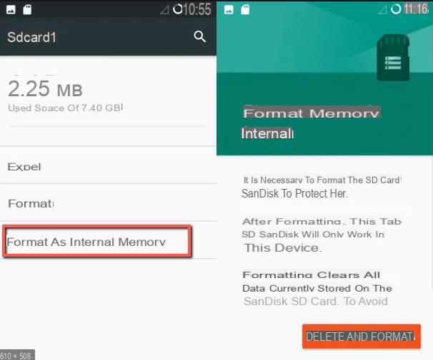 Using SD Card as Internal Storage on Android | androidbasement - Official Site