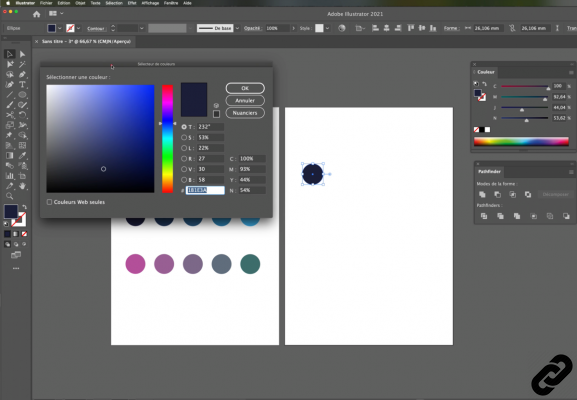 How do I create custom colors in Illustrator?