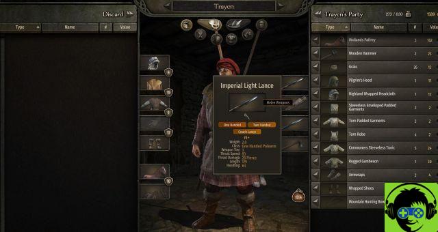 Come lanciare la lancia in Mount and Blade II: Bannerlord