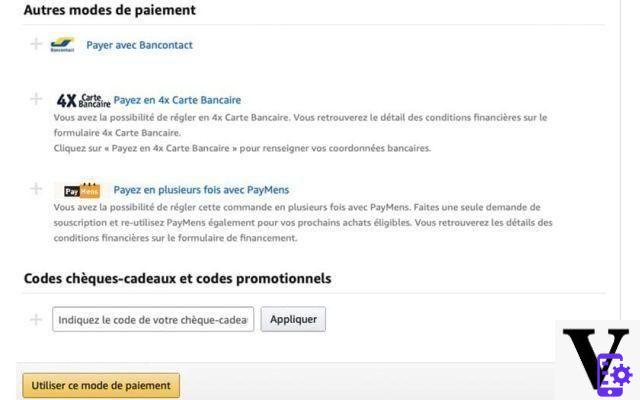 Amazon: with PayMens, pay for your order in 24 installments