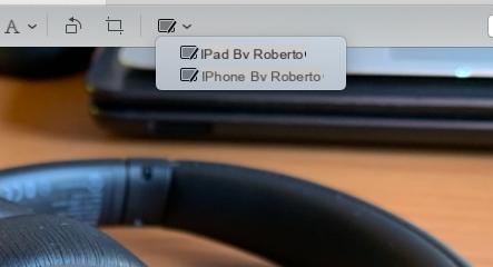 Anotar una imagen en Mac usando iPad y iPhone