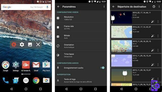 Las 10 mejores aplicaciones de captura de pantalla de video en Android