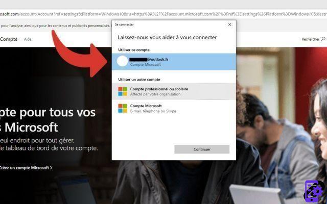 Como conectar minha conta da Microsoft no Edge?