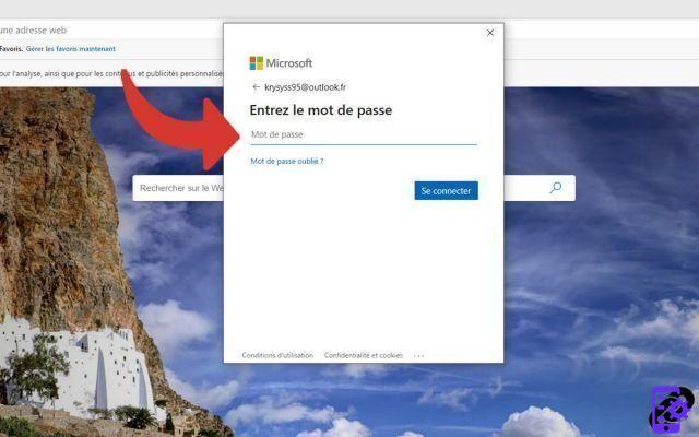 How to connect my Microsoft account on Edge?