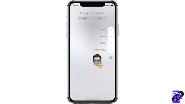 How to use effects on iMessage?