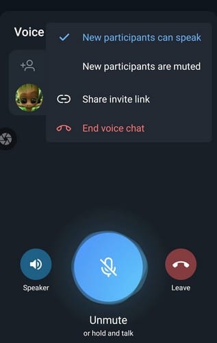 How voice chats work in Telegram