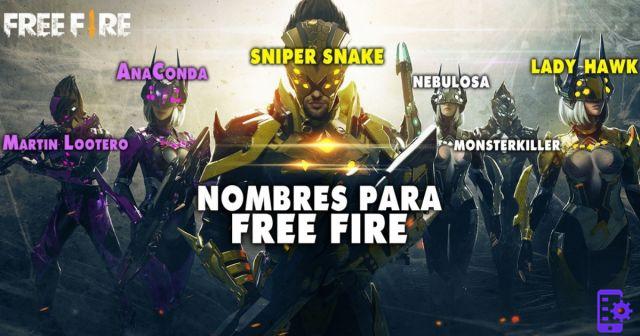 Los mejores nombres estilizados para Free Fire