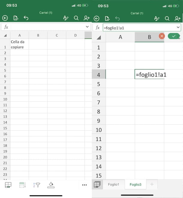 Como copiar automaticamente uma célula para outra planilha do Excel