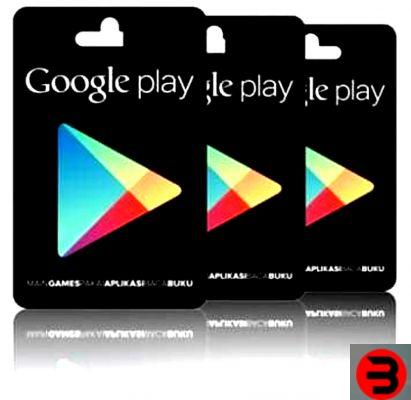 TARJETAS PLAY STORE GRATIS