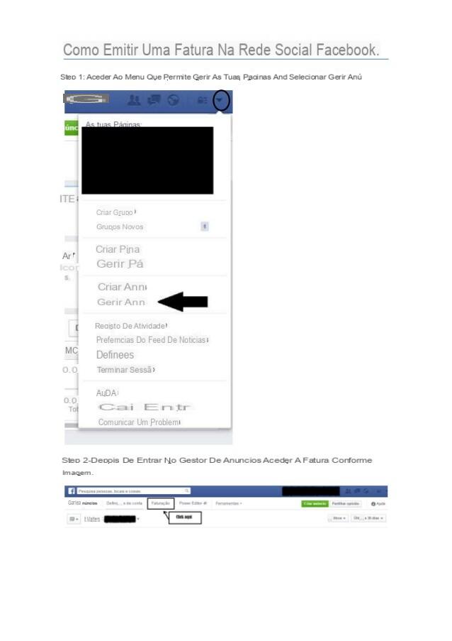 How to download Facebook invoice