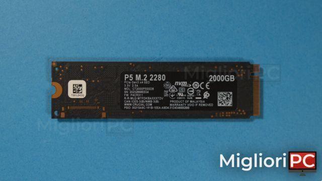 Crucial P5 2 TB • M.2 Nvme SSD review and test