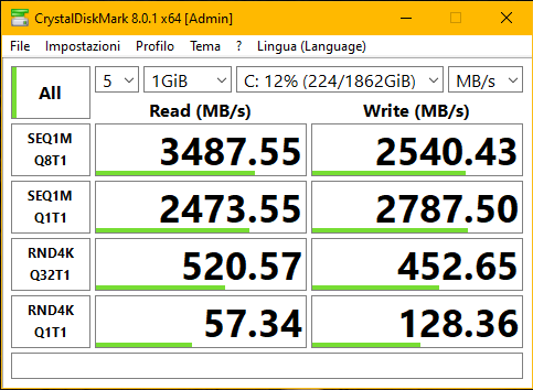 Crucial P5 2 TB • M.2 Nvme SSD review and test