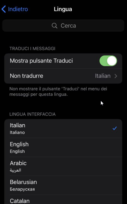 How to translate messages in Telegram
