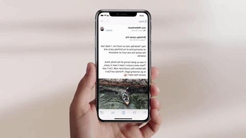 El iPhone X hace gestos para saber