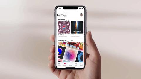 O iPhone X gesticula para saber