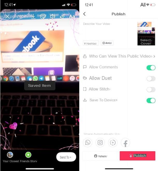 How to put Instagram on TikTok